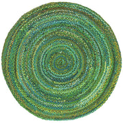 Hand Braided Area Rugs for Bedroom 8 feet Round | Jaipur Handloom