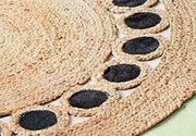 Hand Woven Round Jute Rug