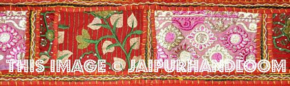Handmade Banderwal Indian Valance Door Hanging-Jaipur Handloom