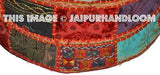 Handmade Bohemian Patchwork Pouf-Jaipur Handloom