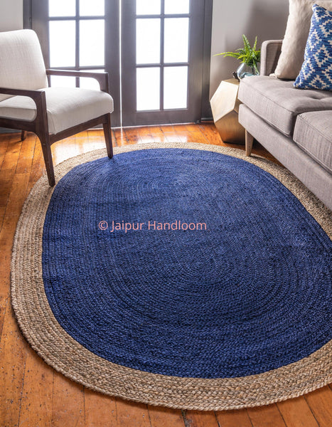 Jute Handwoven Rug, Jute Rug, Natural Jute Rug, Boho Area Carpet Rug-Jaipur Handloom