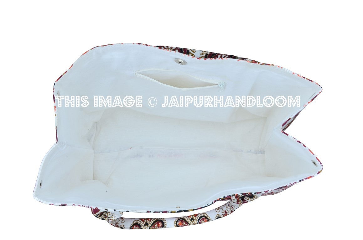 Harbour Mandala Bag Women's Handbag Tote Bag-Jaipur Handloom