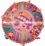 Hawkesbury Pouffe - 18X13 inches-Jaipur Handloom
