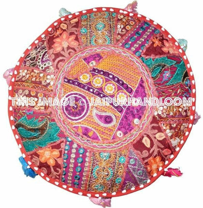 Hawkesbury Pouffe - 18X13 inches-Jaipur Handloom