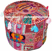 Hawkesbury Pouffe - 18X13 inches-Jaipur Handloom