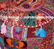 Hawkesbury Pouffe - 18X13 inches-Jaipur Handloom