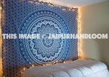Hippie Indian Mandala Tapestry Queen Wall Hanging Ombre Bedding Bedspread Throw-Jaipur Handloom