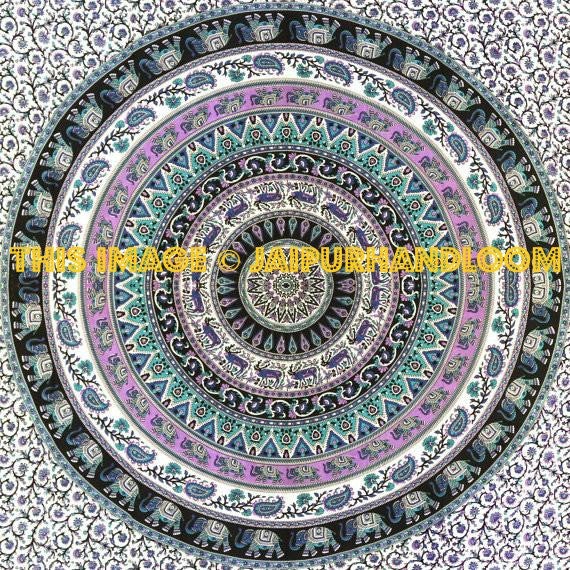Hippie Spellbound Mandala Tapestry Dorm Room Psychedelic Tapestry
