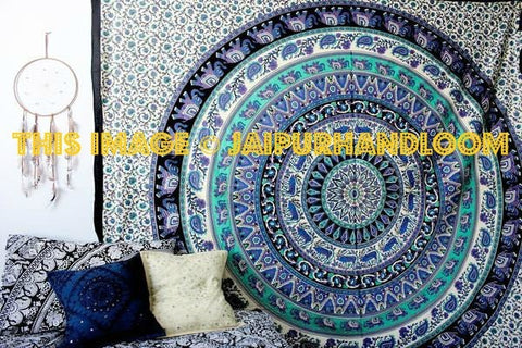 Hippie Spellbound Mandala Tapestry Dorm Room Psychedelic Tapestry-Jaipur Handloom