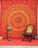 Hippie Tapestry Cute Mandala Tapestries Dorm Room Wall Tapestry-Jaipur Handloom