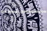 Hippie elephant tapestry Bedding college dorm room bedspread blanket-Jaipur Handloom