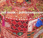 Holroyd Pouf ottomans - 18X13 inches-Jaipur Handloom