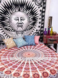 Indian Bedspread Mandala Bed Cover Hippie Bedding Set Throw Blanket Tapestry Art-Jaipur Handloom