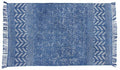 Indian Handmade Rugs Area Carpet Blue Bohemian Shag Rugs Rags Bedroom Floor Mat-Jaipur Handloom