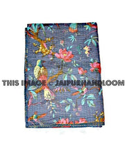 Indian Kantha Quilt Bohemian Kantha Bedding-Jaipur Handloom