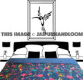 Indian Kantha Quilt Bohemian Kantha Bedding-Jaipur Handloom