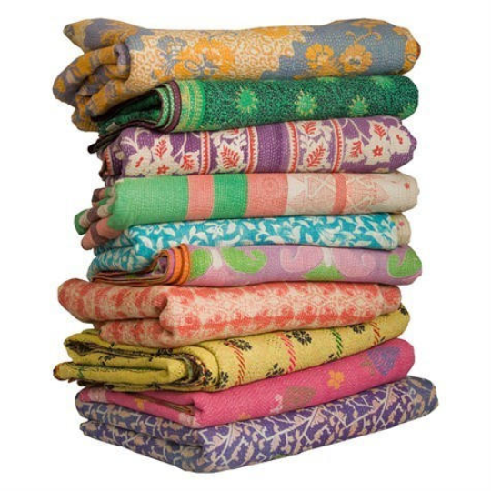 fair trade kantha throw wholesale
