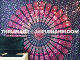 Indian Mandala Beach Throw Dorm Tapestries Wall Hanging-Jaipur Handloom