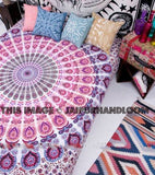 Indian Mandala Bed Sheet Hippie Bedspread Dorm Bedding Bohemian Tapestry Decor-Jaipur Handloom