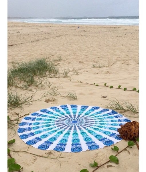 Indian Mandala Roundies Round Beach Throw Wholesale Beach Towels-Jaipur Handloom