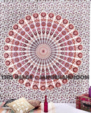 Indian Mandala Throw Tapestry Hippie Wall Hanging Bohemian Ethnic Tapestries Art-Jaipur Handloom