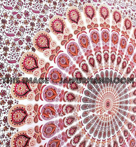 Indian Mandala Throw Tapestry Hippie Wall Hanging Bohemian Ethnic Tapestries Art-Jaipur Handloom