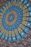 Indian Mandala Yoga Mat Psychedelic College Tapestry Cool Beach Blanket-Jaipur Handloom