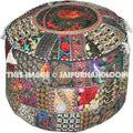 Indian Ottoman Pouf-Jaipur Handloom