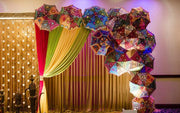 Indian Patchwork Umbrellas Parasols - 50 Pcs Wholesale Lot Wedding Decor Umbrellas Sun Protection Umbrella Parasol Women Umbrella-Jaipur Handloom
