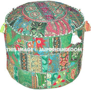 Indian Pouf Ottoman-Jaipur Handloom