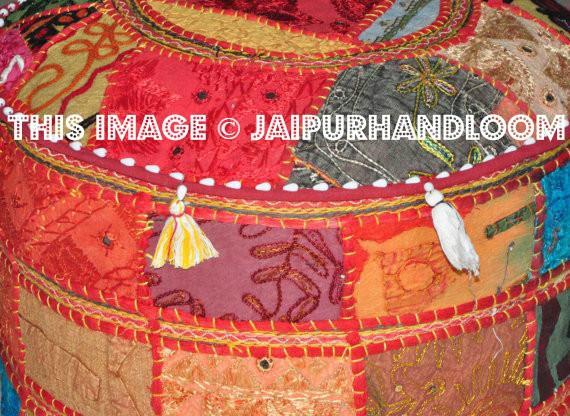 Indian Pouf Ottoman Stool pouffe footstool