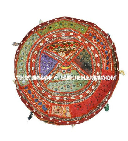 Indian Pouf Stool-Jaipur Handloom