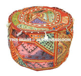 Indian Pouf Stool-Jaipur Handloom