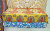 Indian Sari Vintage kantha Quilt-Jaipur Handloom
