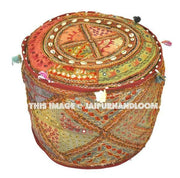 Indian Traditional Home Decorative Ottoman-Jaipur Handloom
