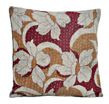 floral cushion cover decorative kantha pillows | Jaipur Handloom