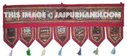 Indian toran temple decor door arch curtain window valance-Jaipur Handloom