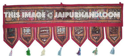 Indian toran temple decor door arch curtain window valance-Jaipur Handloom
