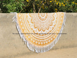 Ira Round Beach Towel-Jaipur Handloom