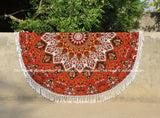 Jina Round Towel-Jaipur Handloom