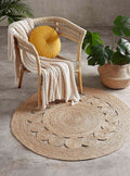Jute Circle Rug  | Jaipur Handloom