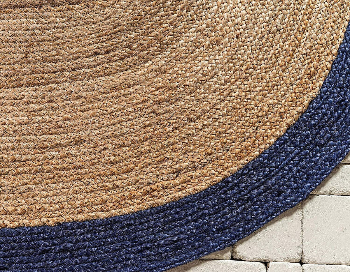 Jaipurhandloom.com - Jute Round Rug Round Floor Rugs Circle rugs Braided Jute Rugs Round