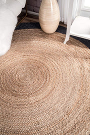 Jaipurhandloom.com - Jute Round Rug Round Floor Rugs Circle rugs Braided Jute Rugs Round