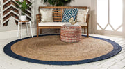 Jaipurhandloom.com - Jute Round Rug Round Floor Rugs Circle rugs Braided Jute Rugs Round