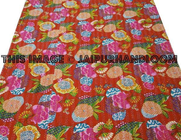Kantha Throw
