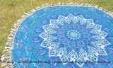 Kriti Round Beach Towel-Jaipur Handloom