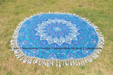 Kriti Round Beach Towel-Jaipur Handloom