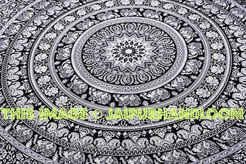 Large Indian Mandala Tapestry Wall Decor-Jaipur Handloom