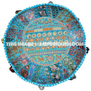 Large Pouf Ottoman-Jaipur Handloom