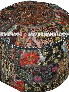 Indian Bohemian Poufs Ottomans
